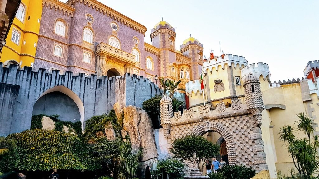 A shot of Pena Palace in Sintra