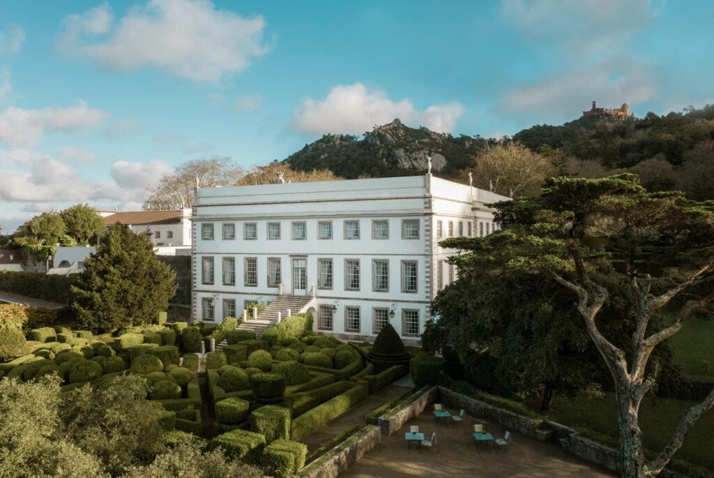 The exterior of Tivoli Palácio de Seteais in Sintra.