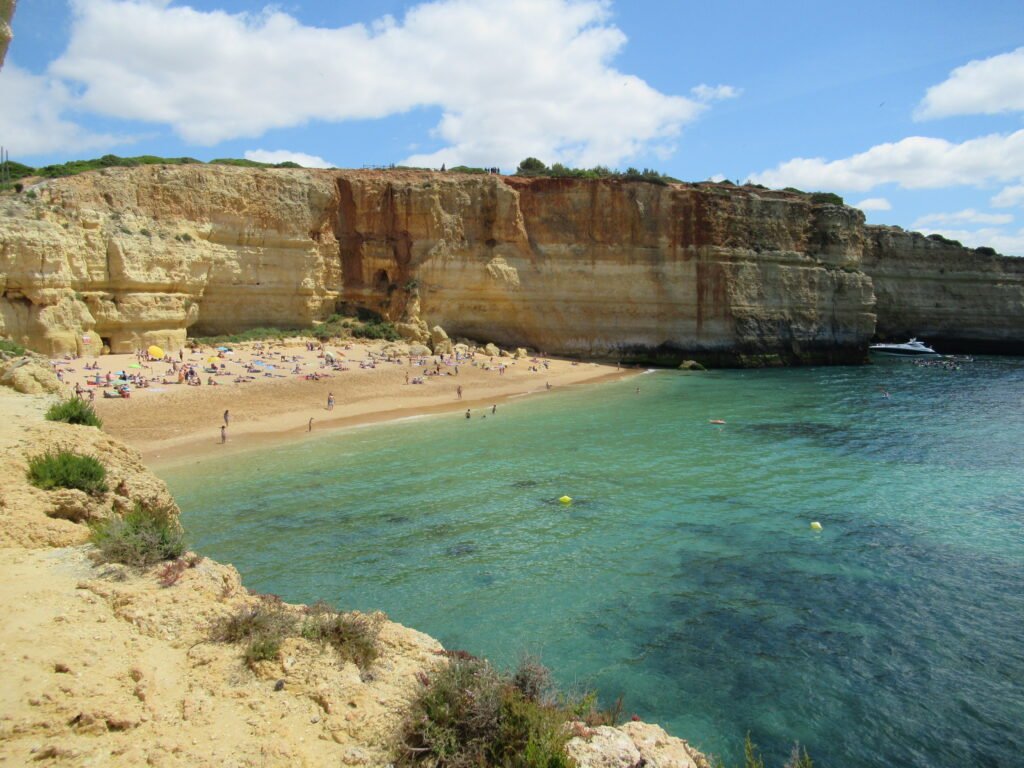 A view of Benagil Beach